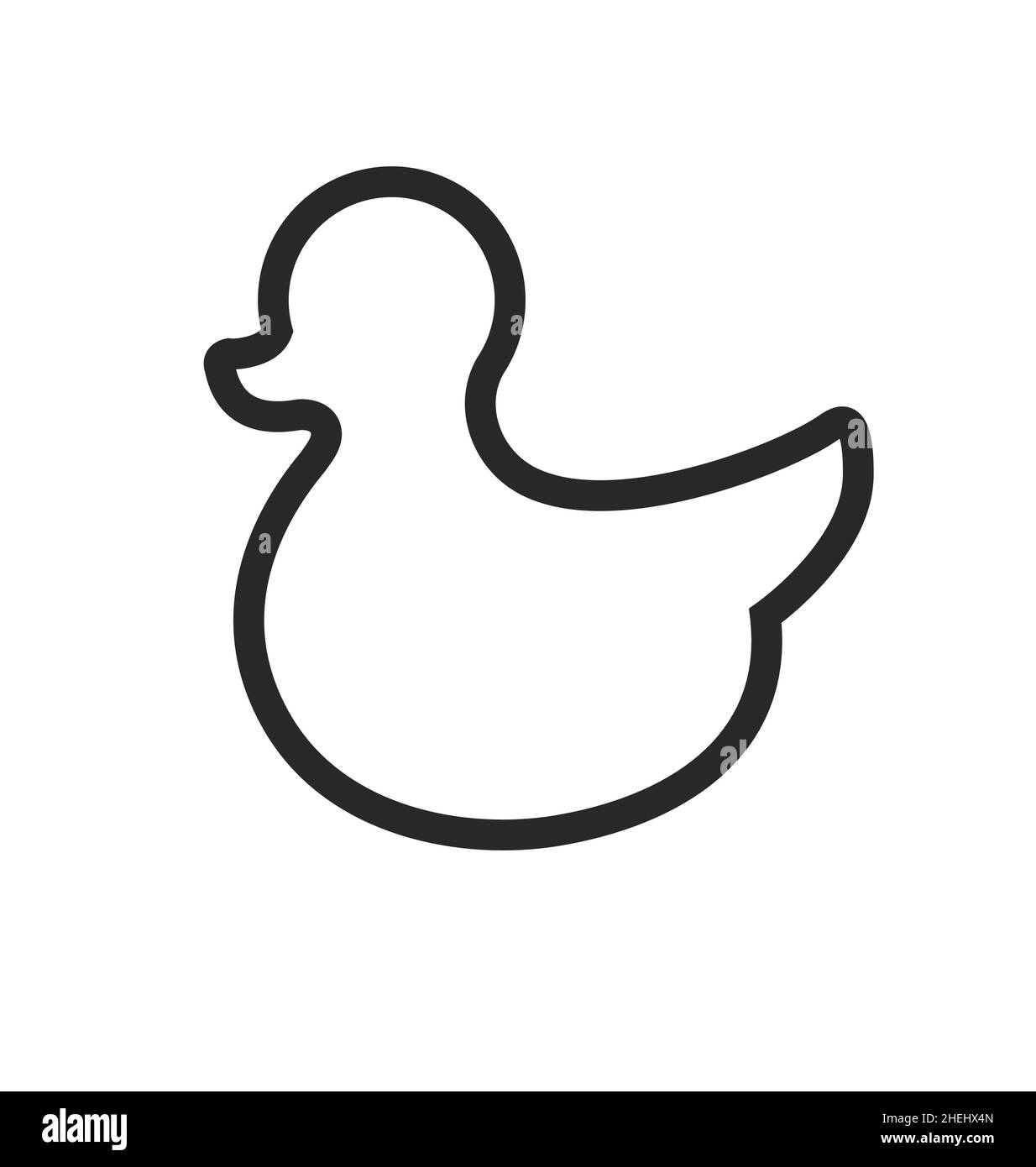 Duck outline cut out stock images pictures