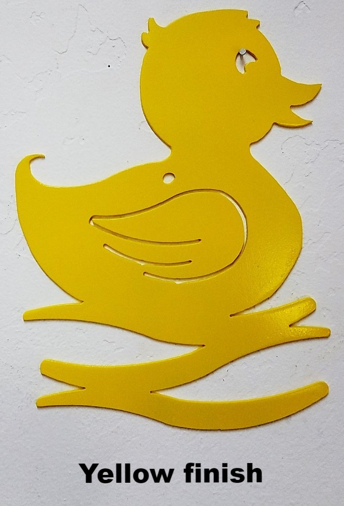 Rubber duck wall art silhouette rubber ducky metal wall hanging â horsefly metal works llc