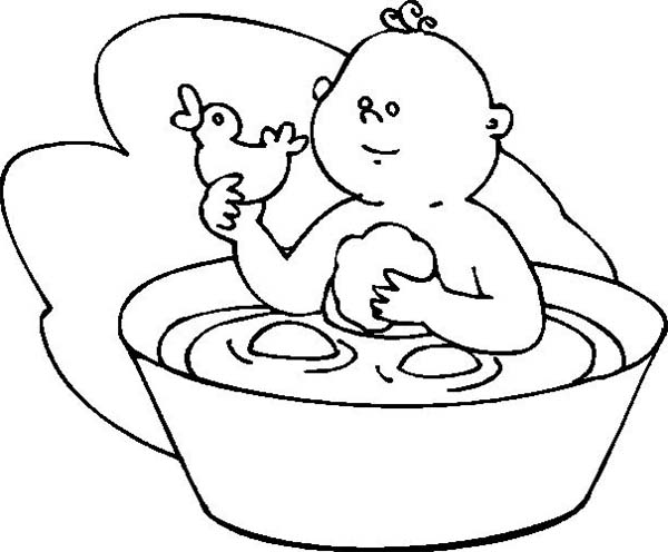 Rubber duck coloring pages