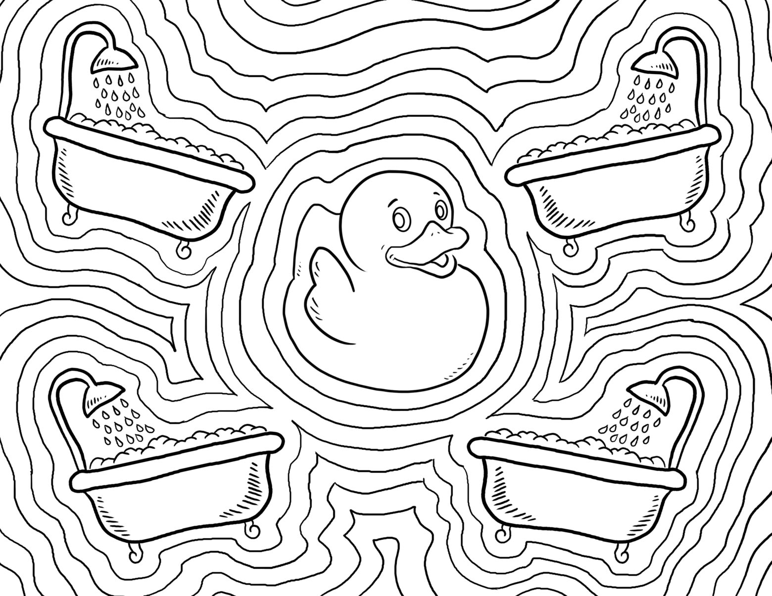 National coloring day win a ducky