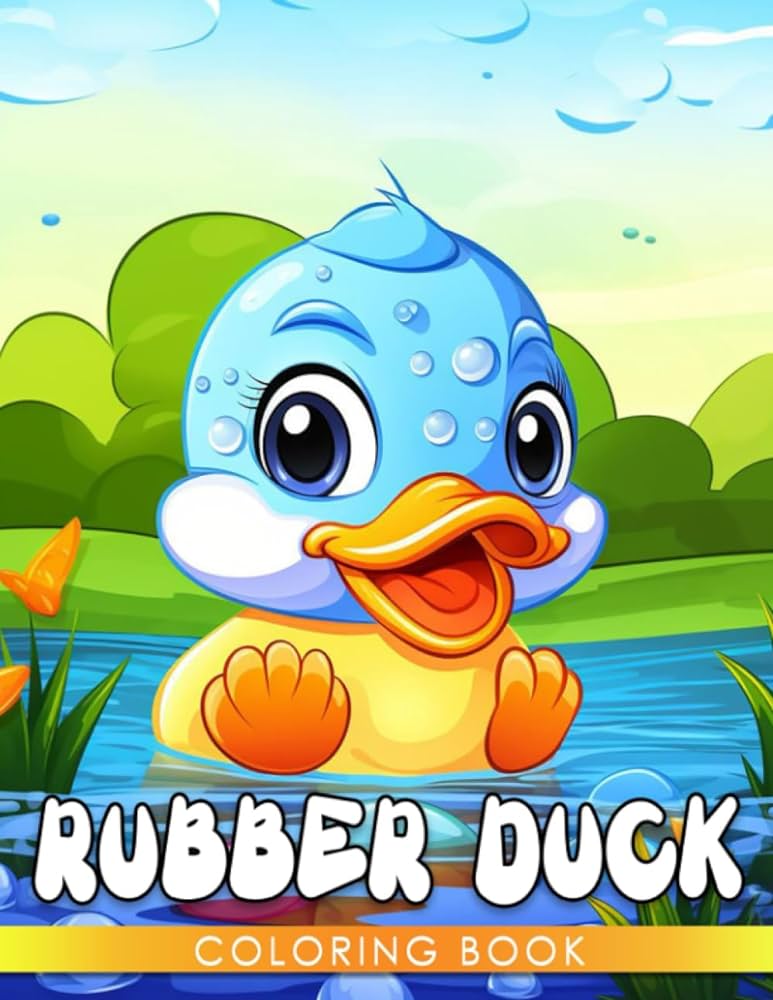 Rubber duck coloring book preserving our planet coloring pages for teens adults to have fun and relax ideal gift for special occasions carr owain books