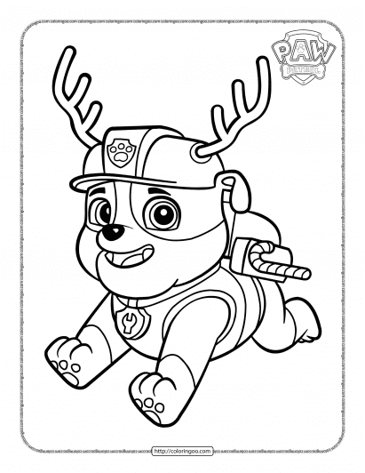 Paw patrol coloring pages free pdf printables