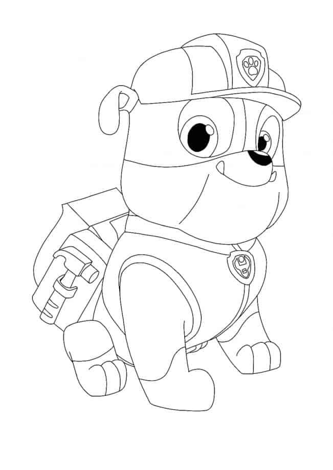 Paw patrol coloring pages