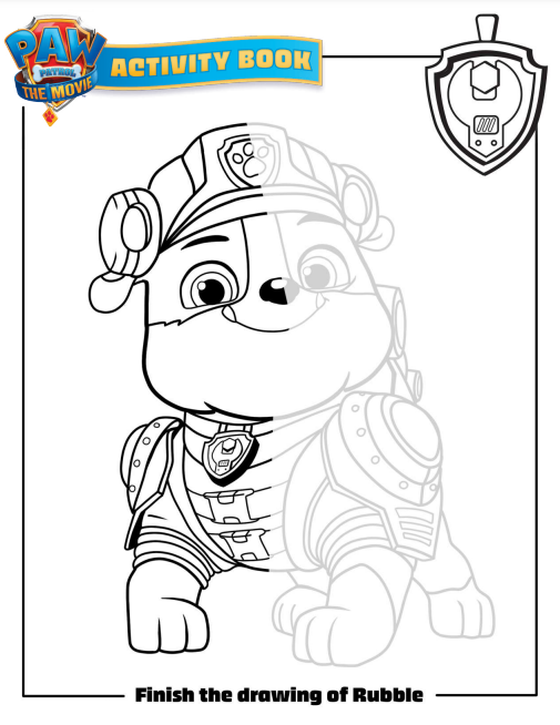 Free printable paw patrol coloring pages updated for