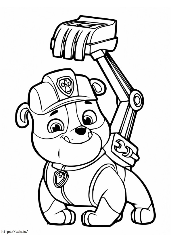 Rubble coloring pages