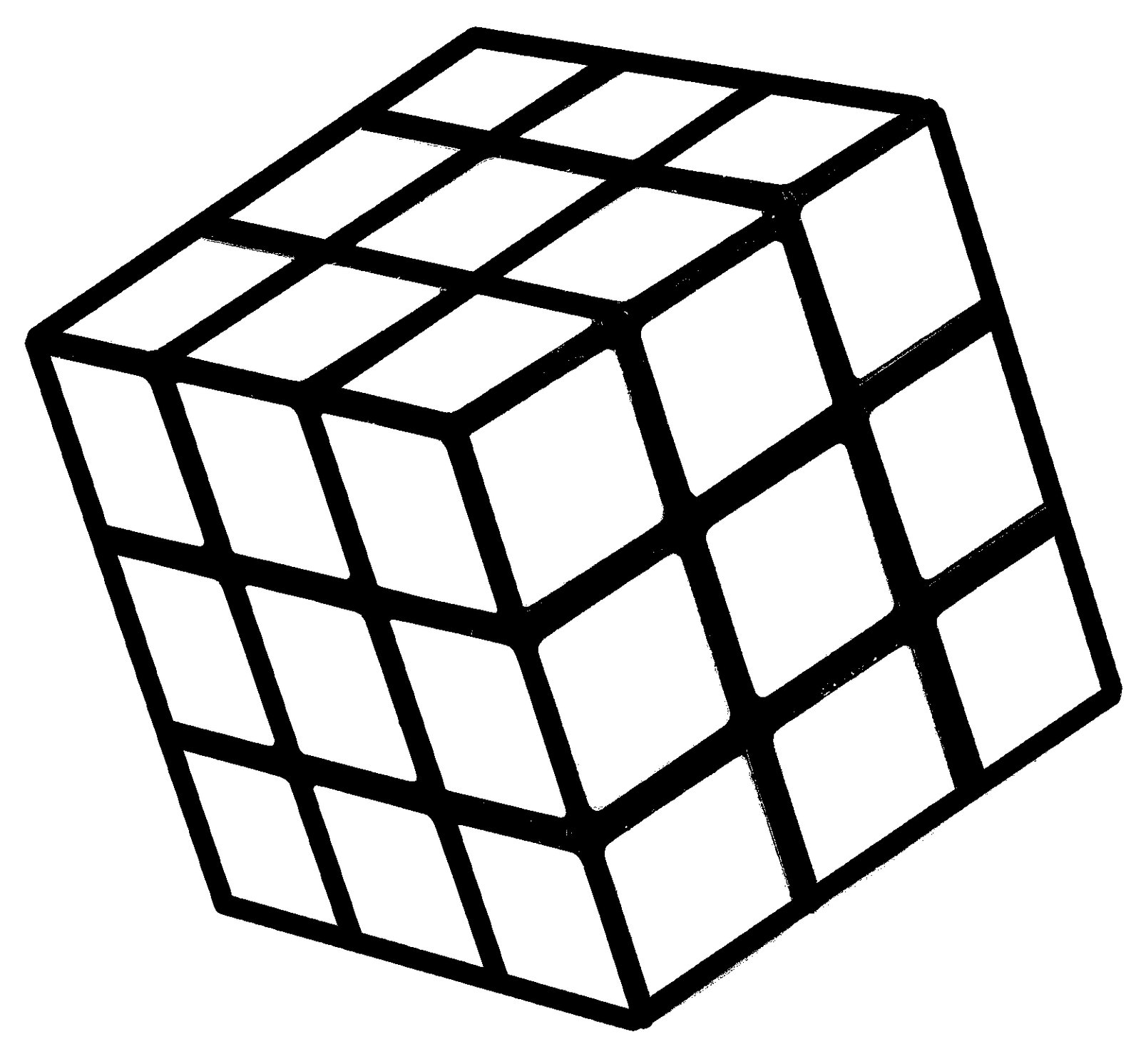 Rubiks cube coloring pages printable for free download