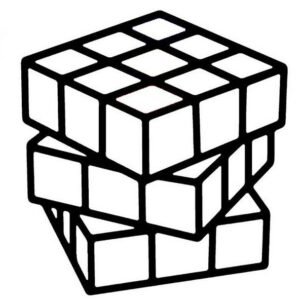 Rubiks cube coloring pages printable for free download