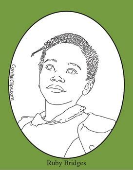 Ruby bridges coloring pages