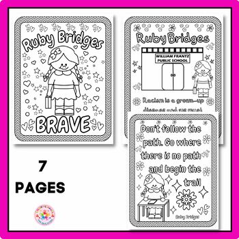 Ruby bridges coloring page