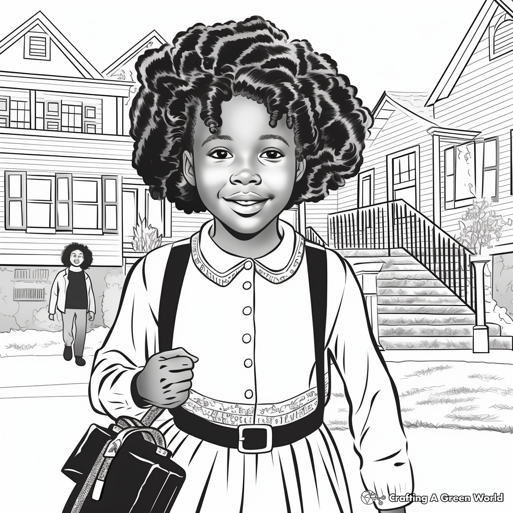 Black history month coloring pages