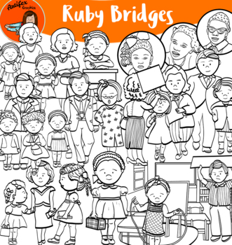 Ruby bridges clip art by artifex tpt