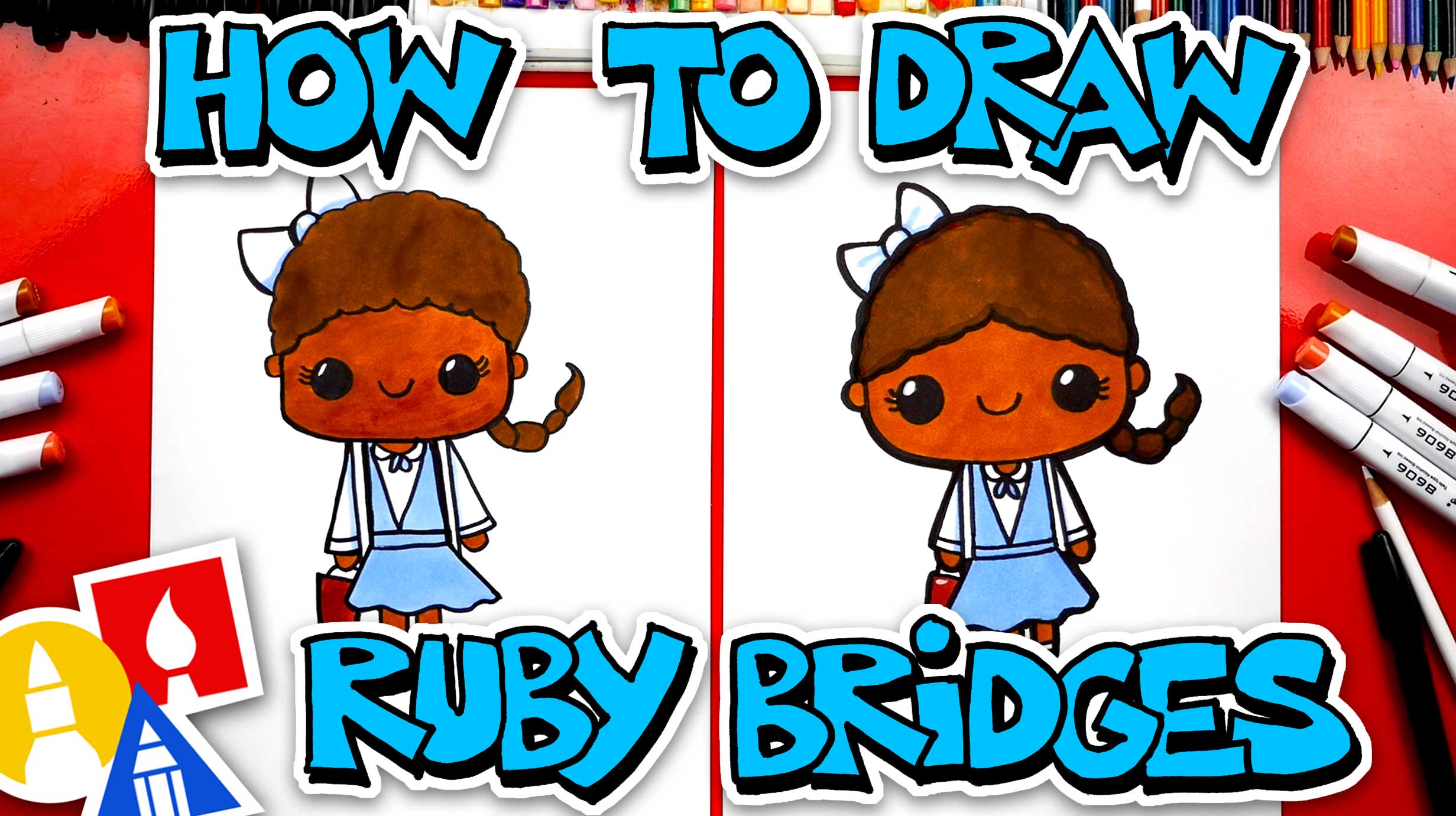 How to draw ruby bridges