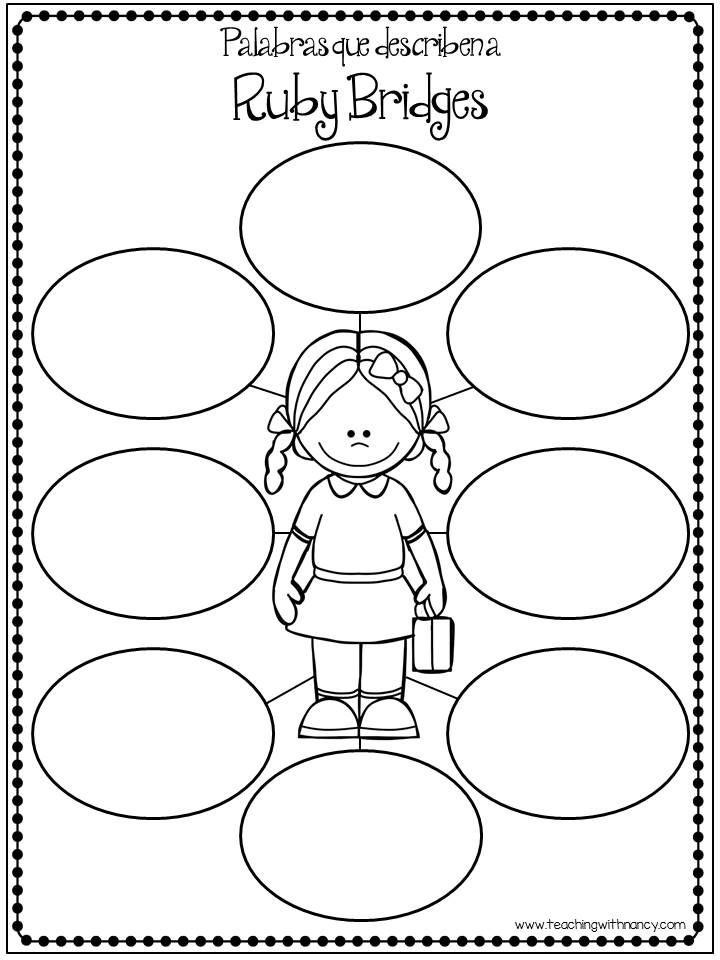 Ruby bridges en espaãol ruby bridges activities ruby bridges graphic organizers