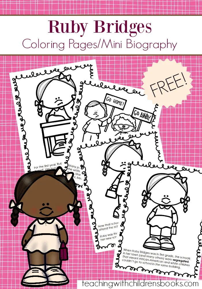 Free ruby bridges printables for elementary students