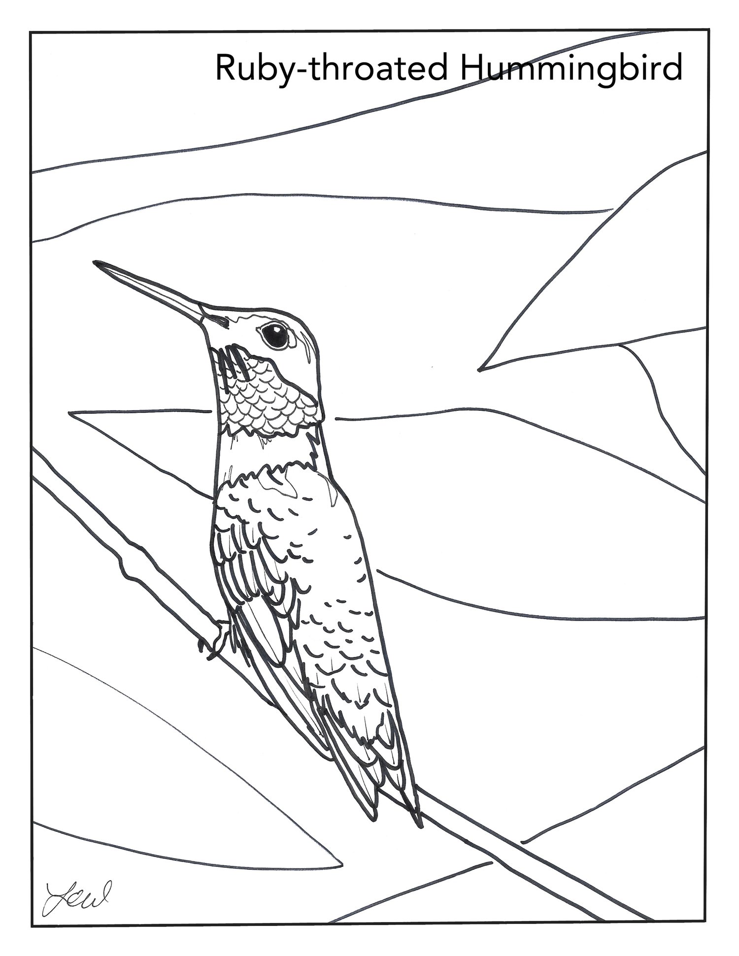 Free coloring pages â laura wolf artist