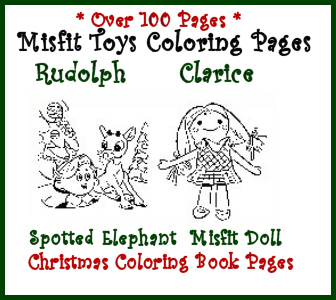 Coloring pages rudolph the red