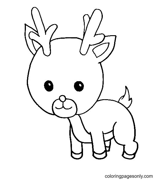 Rudolph coloring pages printable for free download