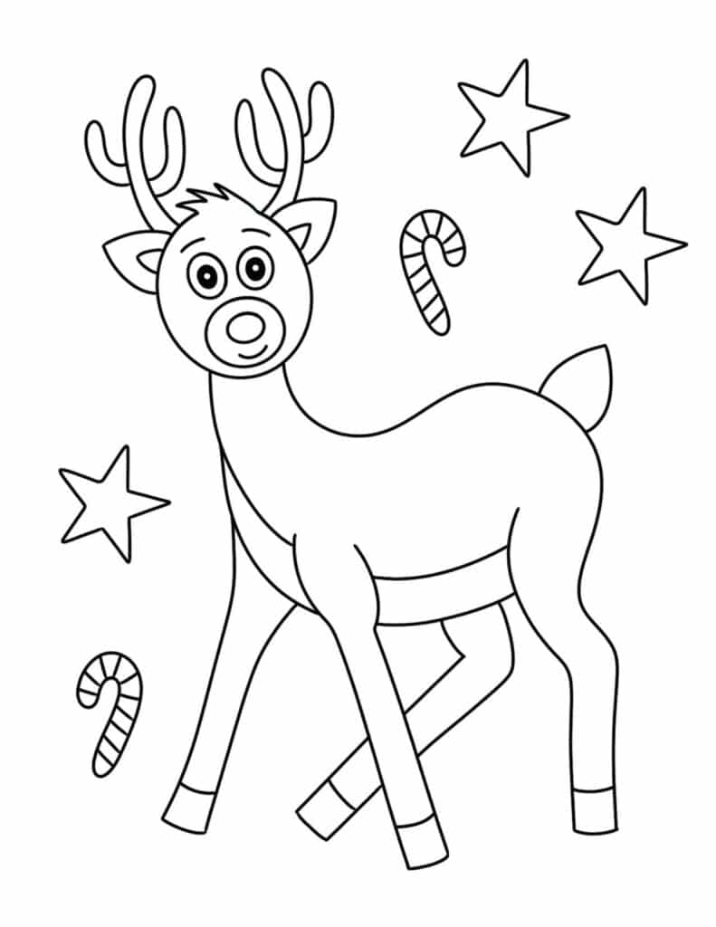 Free christmas coloring pages â the hollydog blog