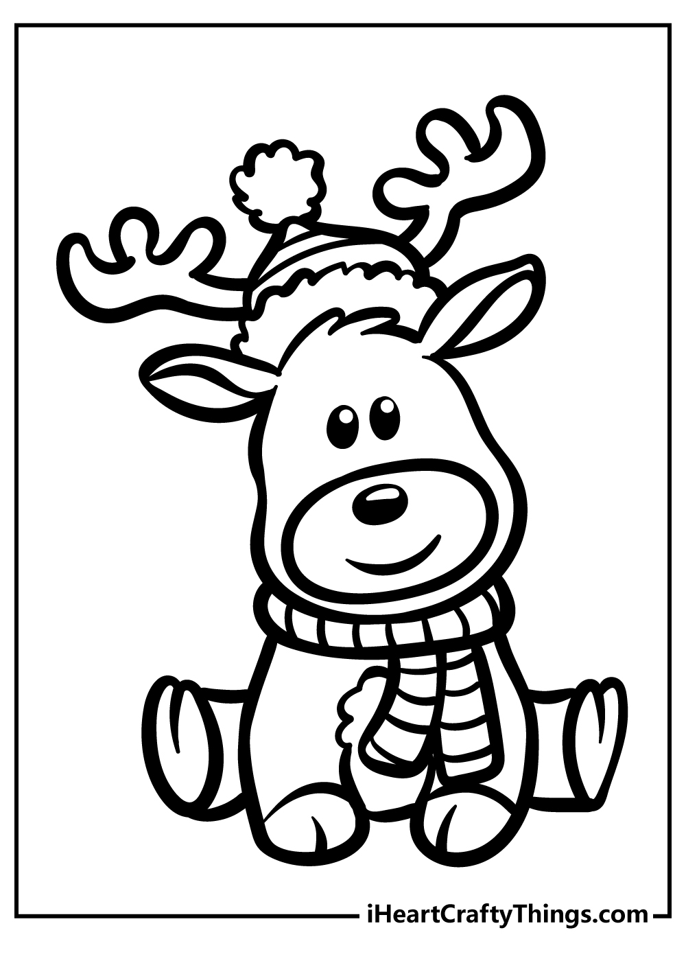 Rudolph coloring pages free printables