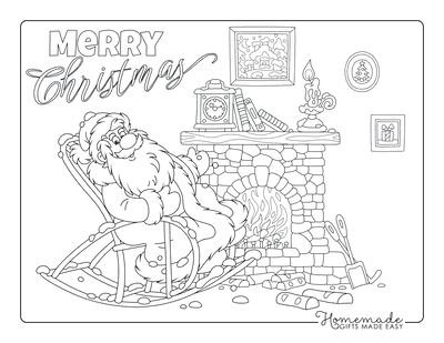 Best santa coloring pages for kids adults free printable pdfs