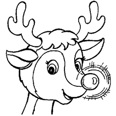 Best rudolph the red nosed reindeer coloring pages