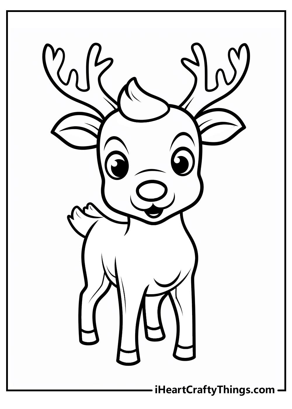 Rudolph coloring pages free printables