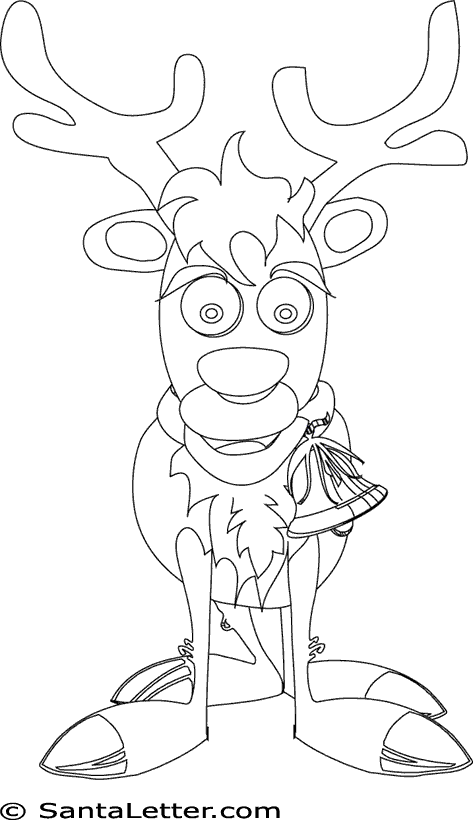 Christmas rudolph the red nosed reindeer coloring pages at