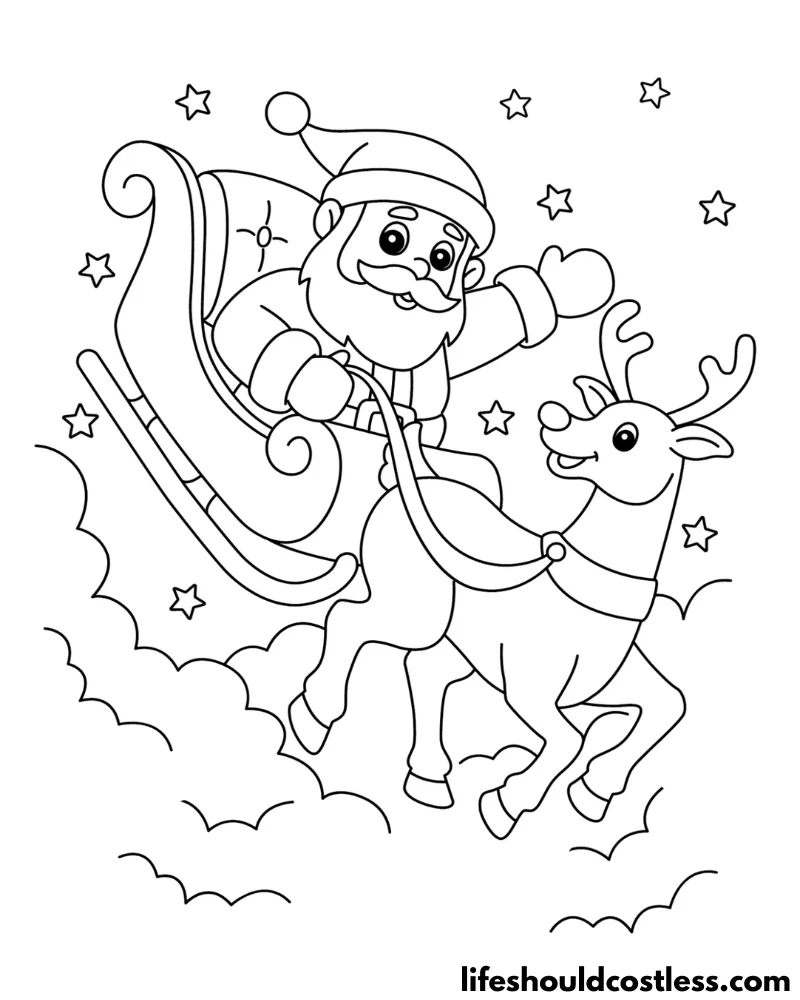 Rudolph coloring pages free printable pdf templates