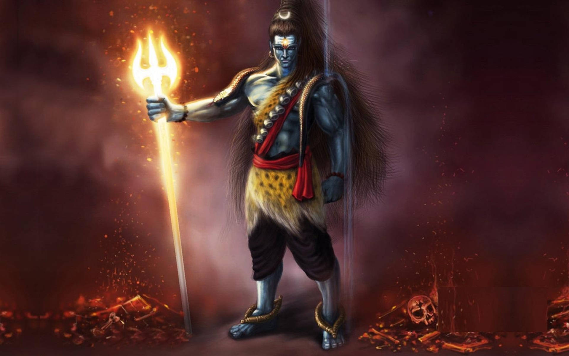 Download the mighty mahadev rudra avatar desktop wallpaper