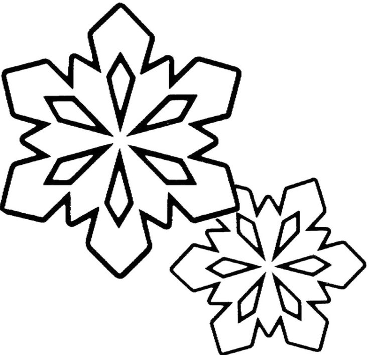 Winter coloring pages snowflakes clip art black and white winter snowflake coloring pages geometric coloring pages snowflake template