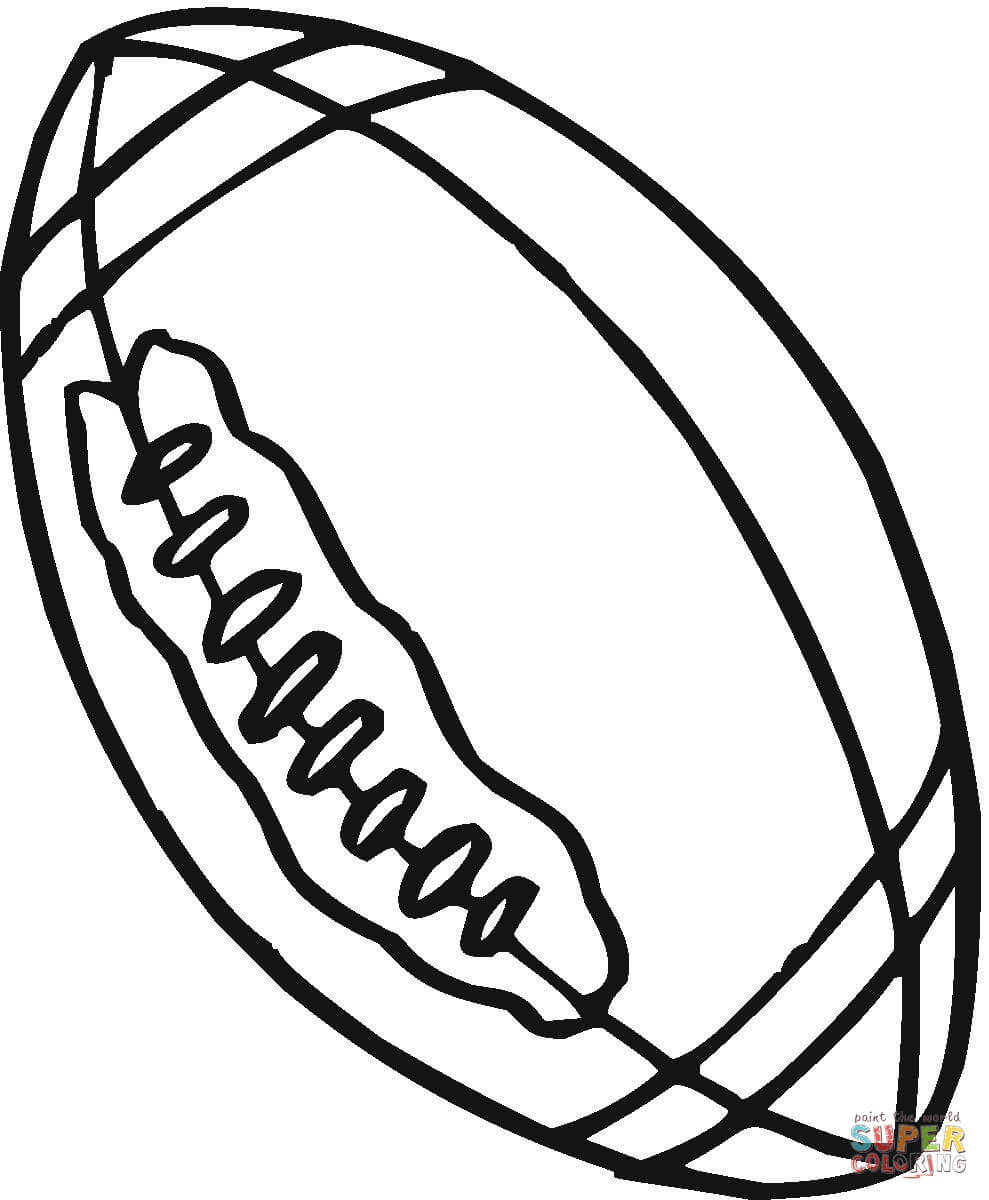 Rugby ball coloring page free printable coloring pages