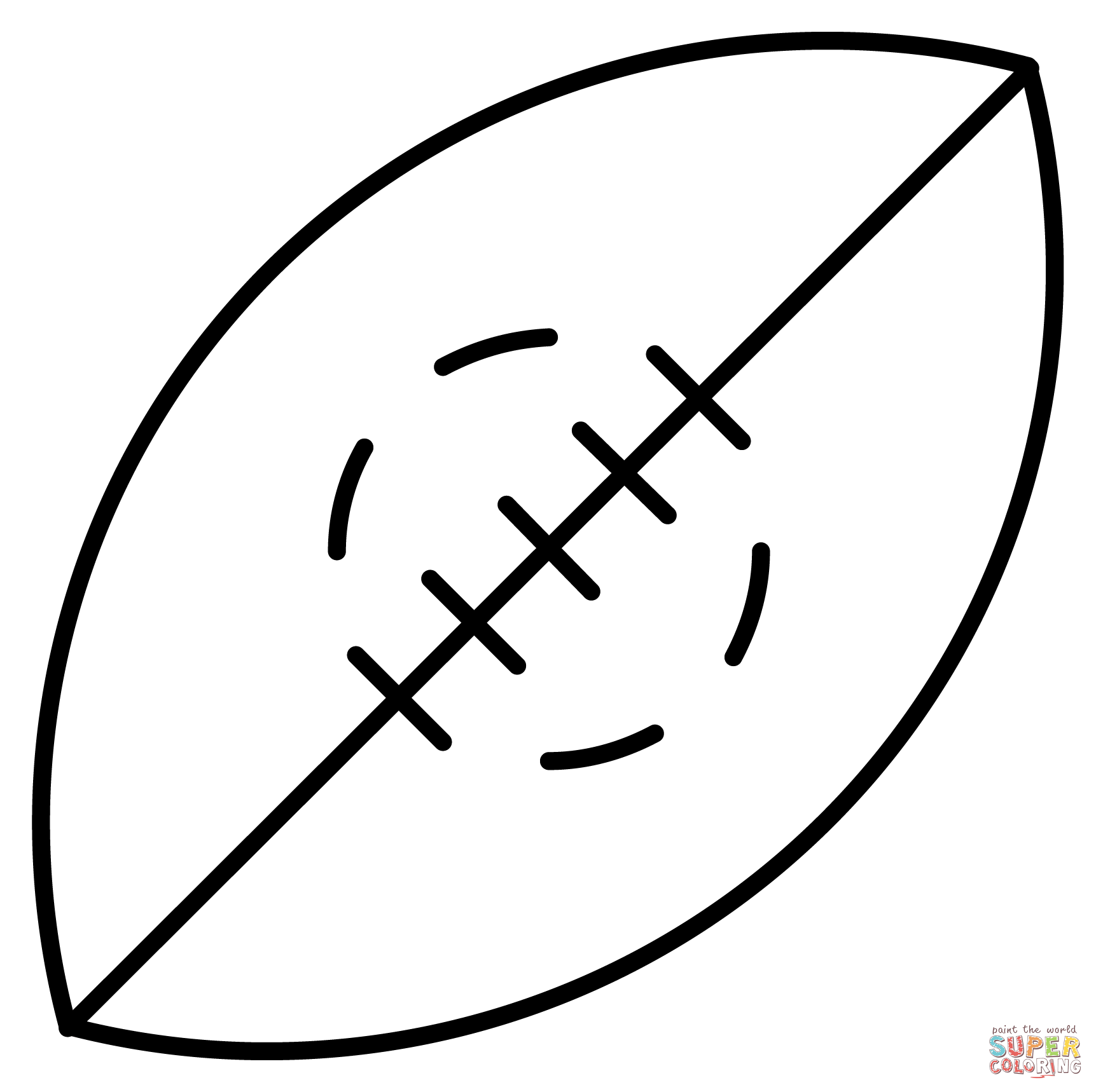 Rugby football emoji coloring page free printable coloring pages