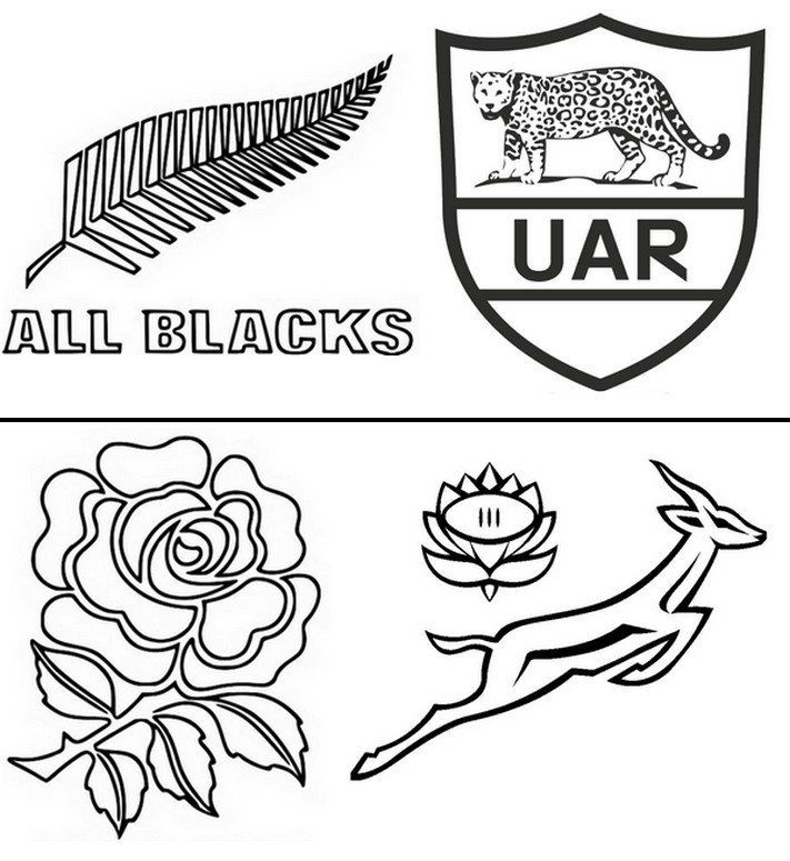 Coloring pages rugby world cup