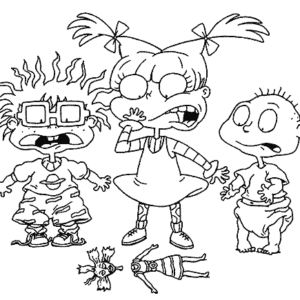 Rugrats coloring pages printable for free download