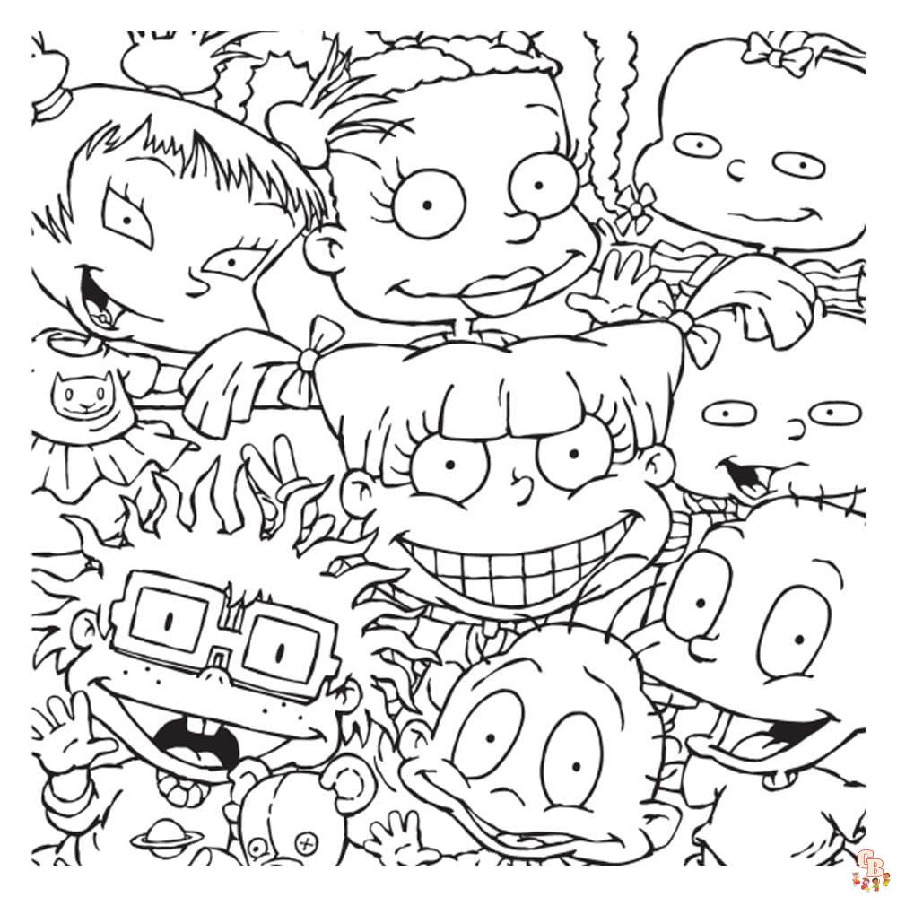 Rugrats coloring pages