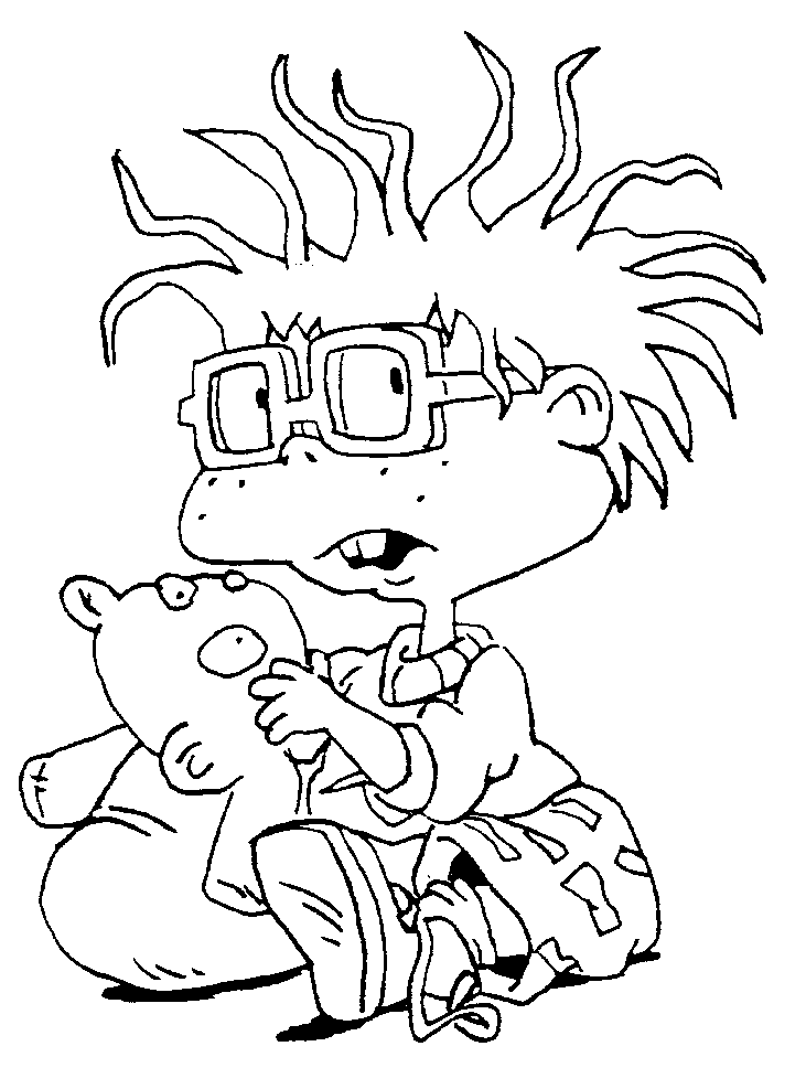 Free printable rugrats coloring pages for kids