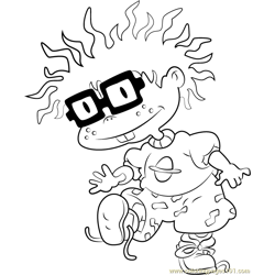 Chuckie coloring pages for kids