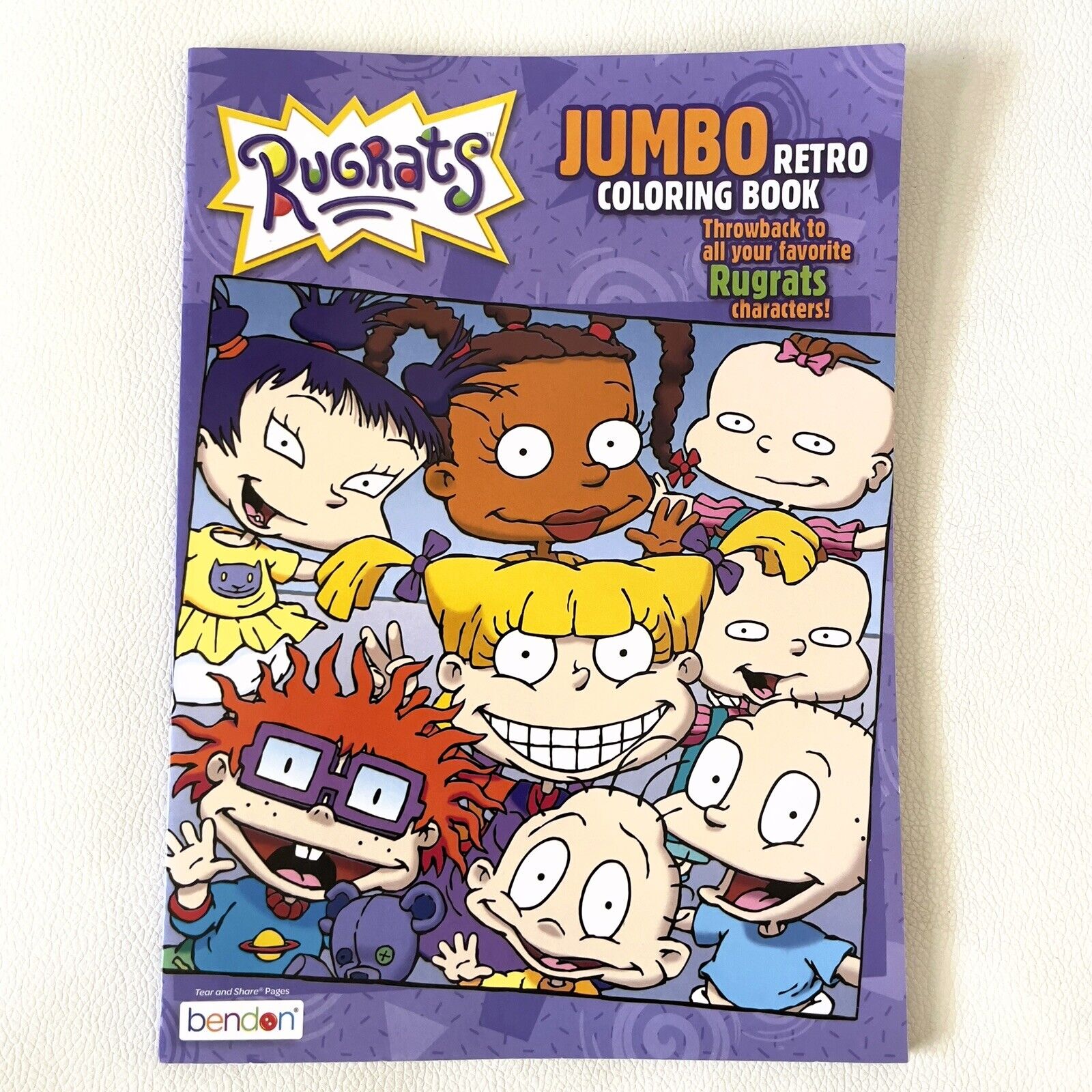 Rugrats jumbo retro coloring book new nickelodeon vintage style tommy angelica