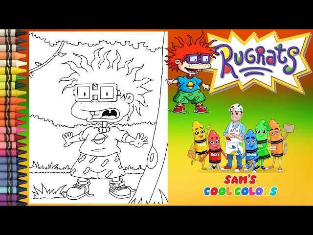 Coloring chuckie rugrats rugrats coloring pages crayons