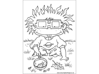 Rugrats colouring pages and kids colouring activities ppt