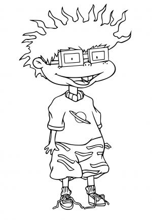 Free printable rugrats coloring pages for adults and kids