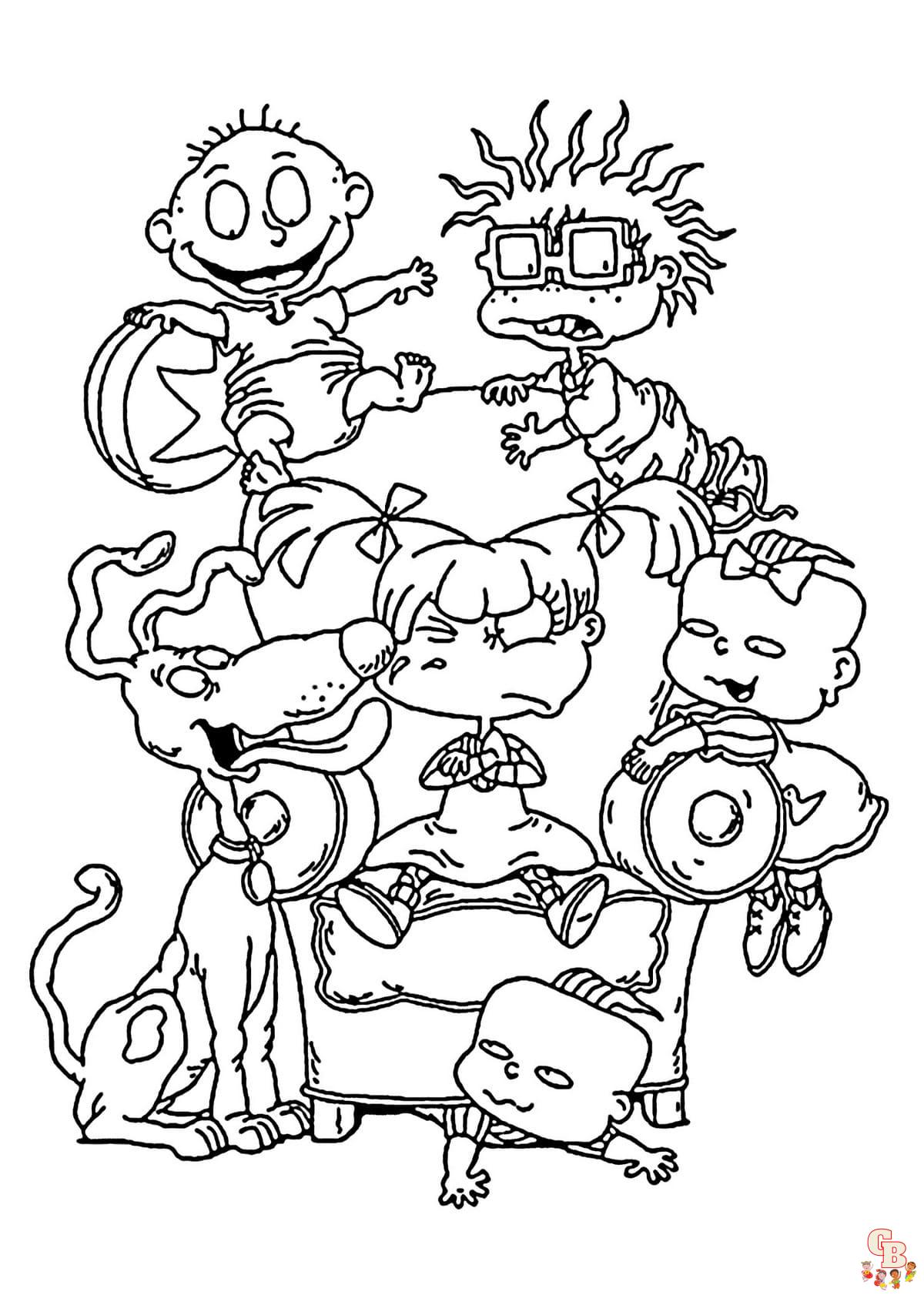 Rugrats coloring pages