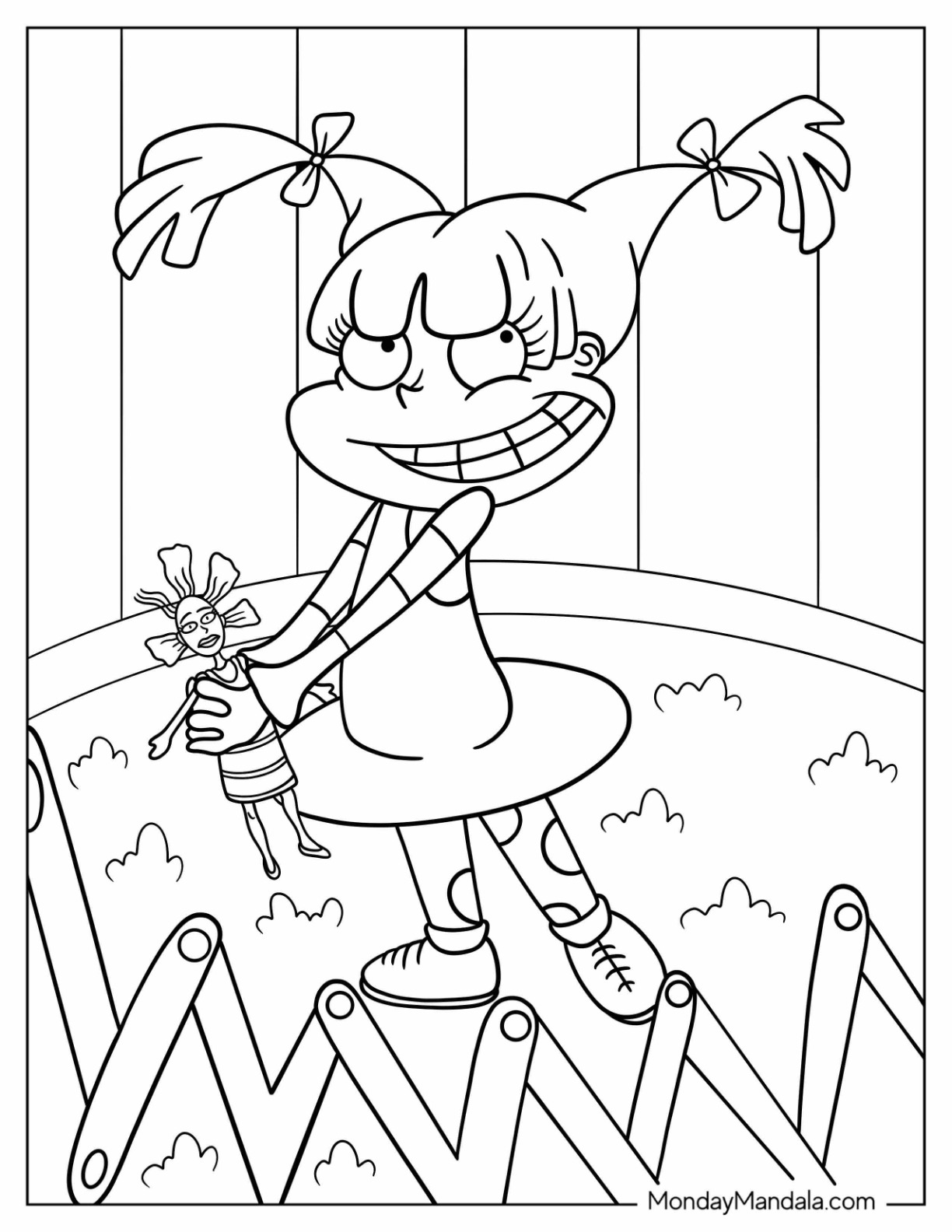 Rugrats coloring pages free pdf printables