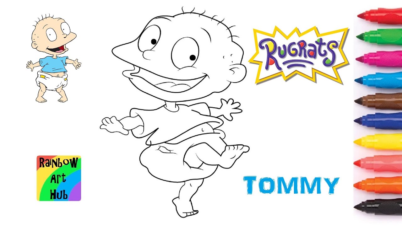 Coloring rugrats tommy pickles