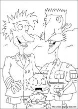 Rugrats coloring pages on coloring