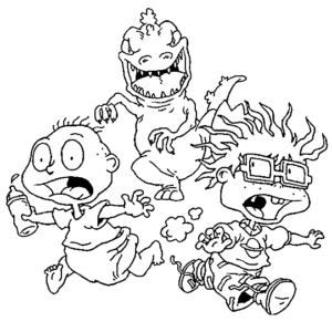 Rugrats coloring pages printable for free download