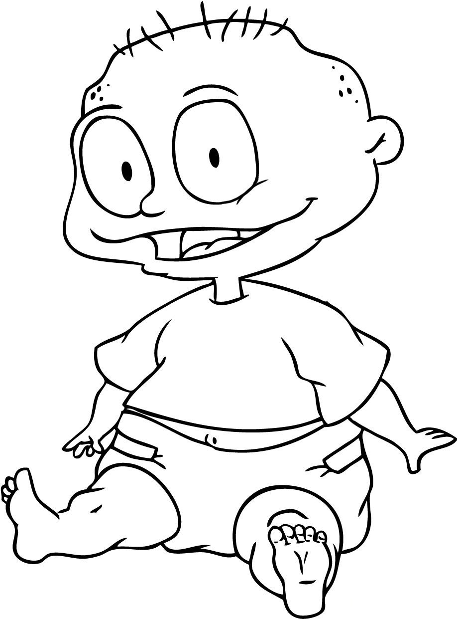 Free printable rugrats coloring pages for kids