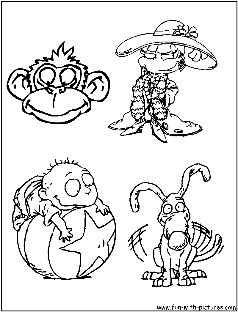 Rugrats coloring pages