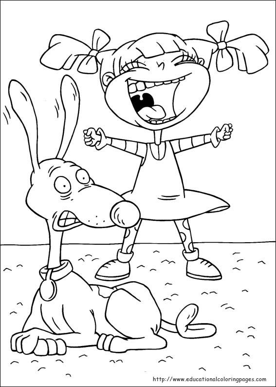 Rugrats coloring pages