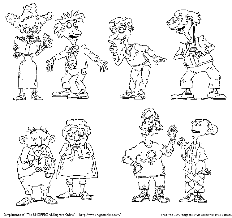 The rugrats activity page